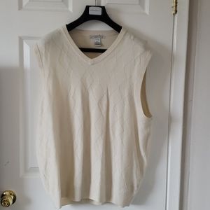 2/$20 Geoffrey Beene argyle sweater vest
